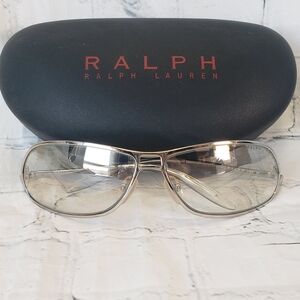 Ralph Lauren Silver-Tone Pilot Sunglasses